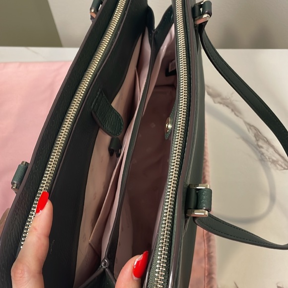Kate Spade - Polly Large Work Tote - Forest green - Picture 3 of 9